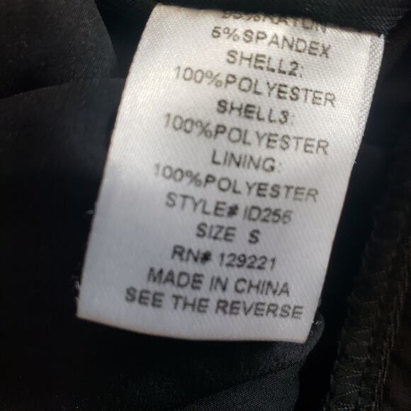 Signature 8 Black Jumpsuit‎ Sleeveless Sheer Back Small - Picture 6 of 12